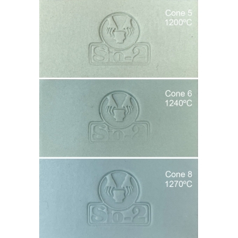 SIO-2® LAGOON Turquoise Blue Porcelain, 3.5 lb Sample